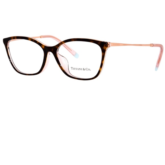 Tiffany & Co Frame TF2205-F 8287 53 Havana Rubedo Gold Eyeglasses 2205 - Picture 1 of 4
